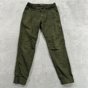 DU/ER Denim Jogger Pants Men 30 x 28 Green N2X Slim Fit Streetwear Casual